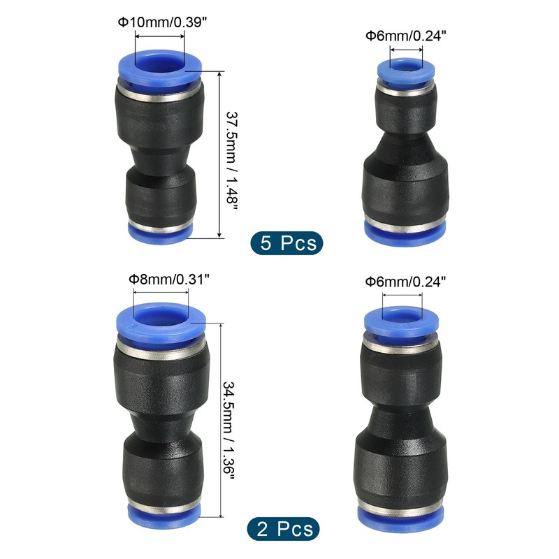 QUARKZMAN Connector Connector 8 mm to 6 mm / 10