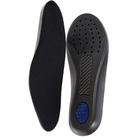 Roypad Insole, Anti-fatigue, Memory Foam Cushion, Arch Support, Deodorizing, Shock Absorption, Footbed, Standing, Work, Sports, Comfortable, Size Adjustable, Unisex, Black, 10.2 - 10.4 inches (26