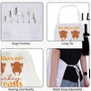 BNQL Thanksgiving Couples Apron Turkey Breast Drum Stick Apron Fall