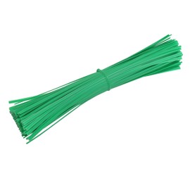 Gardzen Long garden Twist Ties, Plant Ties for Climbing Plants, Green Coated Wire Twist Ties for Indoor Outdoor Use, 328ft