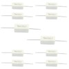 Waziaqoc 10PCS 5W 10 Ohm Ceramic Resistor Set, PCB Mount,