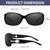SIPHEW Polarised Sunglasses Womens Trendy Ladies Sunglasses with UV400 Protection