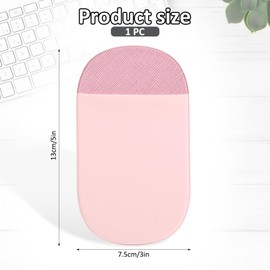 Aeaocvo Stick-On Mouse Pouch, Mouse Holder for Laptop, Universal Computer Mice Pocket Sleeve for Office Home