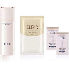 【Official | Amazon.co.jp Exclusive】ELIXIR Brightening Emulsion Fresh + ELIXIR LiftMoist Mask + ELIXIR Brightening Lotion and Milk Sample Included