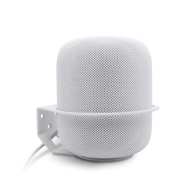 ALLICAVER Wall Mount Compatible Apple HomePod, Speaker Mount for Homepod 2, Sturdy Metal Made Mount Stand Holder Compatible Apple HomePod, White