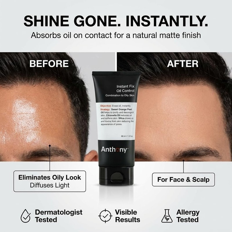 Anthony Instant Fix Oil Control - Matte Fitting Lotion for