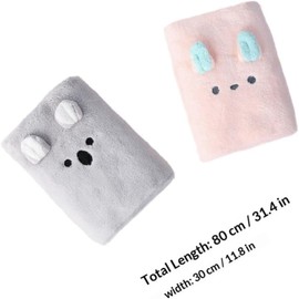 2 Piezas Toalla de Secado Rápido para Cabello de Coral Fleece Agradable y Amigable la Piel, Adecuada para Piscina y Viajes de Negocios