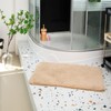 Bathroom Rugs Mat (20 x 31, Khaki) Water Absorbent Soft