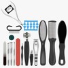 Toenail Grooming and Exfoliation Kit 19-piece Set