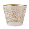 Lamp Shade E27 E26 White Carved Flower Pattern Iron Modern