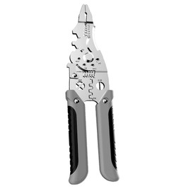 F Fityle 28 in 1 Wire Stripper Plier Wire Crimper Nonsllip Hand Tool Crimping Tool Wire Cutter for Cable Cutting Peeling Crafting