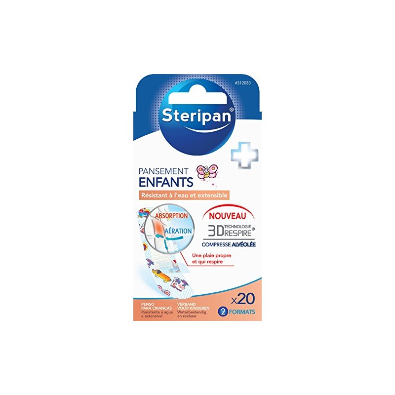 steripan 20 Children's Plasters 2 Formats