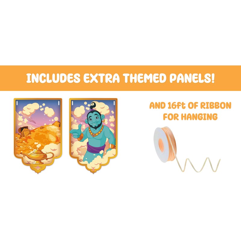 Aladdin Happy Birthday Banner