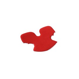 Centre Console Cup Holder Slot Pad Suitable for Fiat 500 2011-2019, Car Drink Holder Coaster Suitable for Fiat 500 Accessories, Car Non-Slip Cup Holder Coaster Slot Pad (Red)