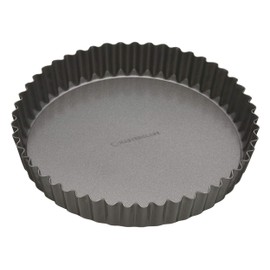 Non-Stick Large Fluted Flan Tin / Quiche Pan with Loose Base, 30 cm (12")