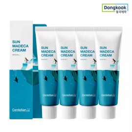 Centellian24 선 마데카 크림 50ml 4개 쿨링자외선차단 선크림 속보습 진정 아이스테카 Sun Madeca Cream 50ml 4-pack Cooling UV Protection Sunscreen Moisturizing Soothing Ice-Teca