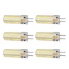6Pcs GY6.35 LED Bulb 7W AC DC12V 700lm 72 LEDs