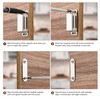 Ravinte 8 Pack Silver Magnetic Door Catch, Brushed Satin Nickel