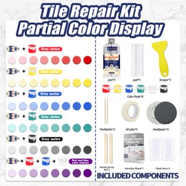 MendMight Quartz Countertop Repair Kit(Color Match), Tile, Marble and Granite Repair Kit for Edge Chips, Cracks, Scratches and Holes on Quartz, Marble, Granite, Porcelain and Other Stone Surfaces