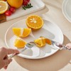 KINGSTONE 40 Pcs Hammered Silverware Set for 8, 18/10 Stainless