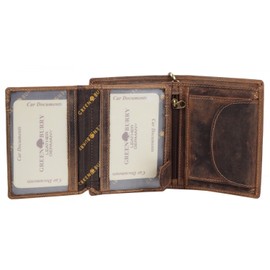 Green Burry Vintage Original Bike Purse Bone Head Brown