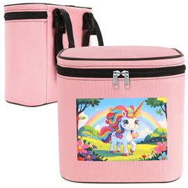 BOARDFEB Bicycle Handlebar Bag Children, 21 x 21 cm Bicycle Bag Children's Bicycle Handlebar Bag Bicycle Basket Children Front Wheel Bag Handlebar Basket Bag for Balance Bike Tricycle Scooter