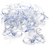 com-four 80 x Suction Cup Holders with Plastic Hooks -