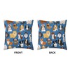OZLNKPJL Decorative Throw Pillow Cover Case 18x18 inch,Cute Dogs Pillow