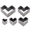 5Pcs Leather Cutting Dies Set Hollow Punch Cutter HandMade Punching