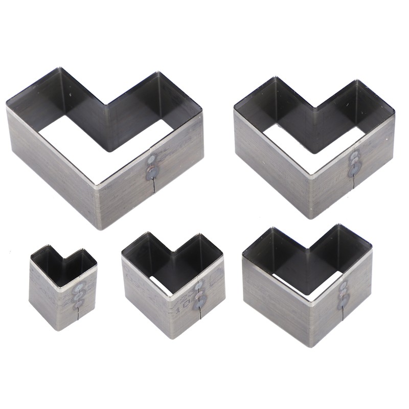 5Pcs Leather Cutting Dies Set Hollow Punch Cutter HandMade Punching