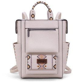 Wrangler Convertible Backpack with Adjustable Strap for Women:_C-Beige