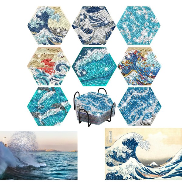 Profit.relaxed Diamond Art Coaster Japanese Souvenir for Foreigners Beginners Japanese