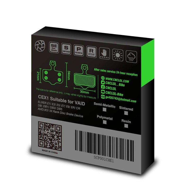 Chooee Brake Pads for Avid Elixir 1 3 5 7