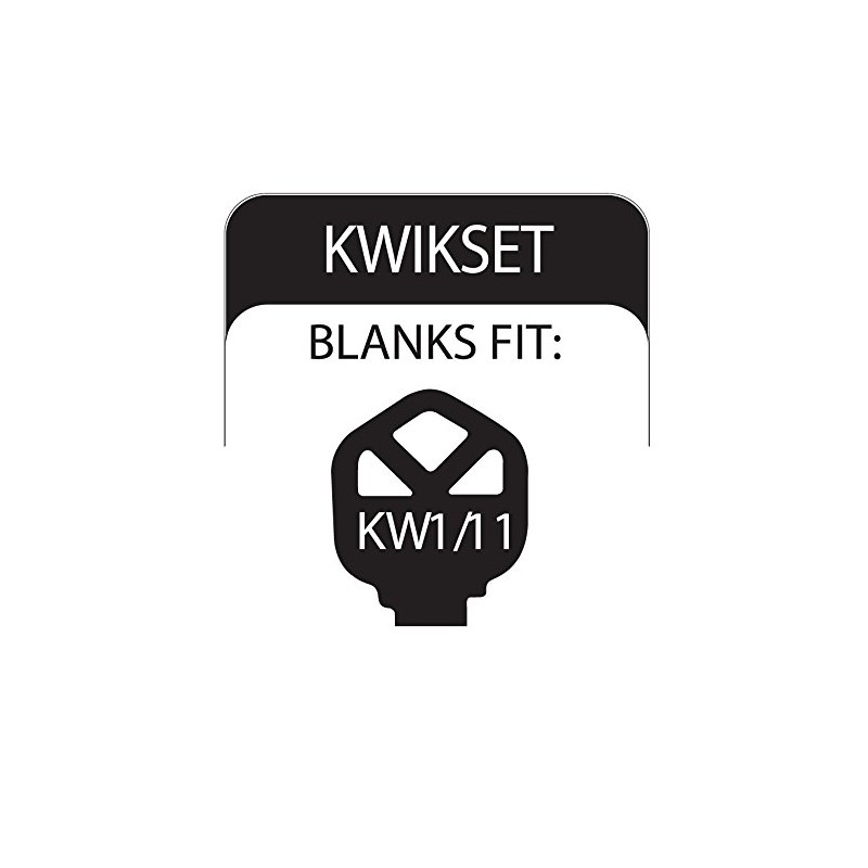 Lucky Line Key Shapes, FLOWER, House Key Blank, KW1/11, 1