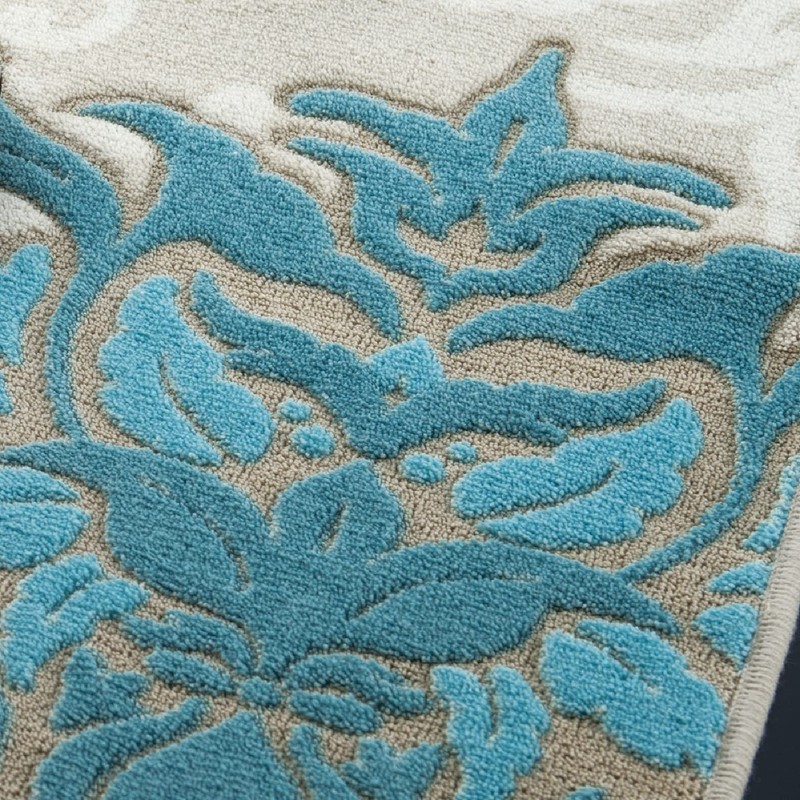 SENKO DECORMUSEE 32096 Samira Bath Mat, Approx. 17.7 x 23.6