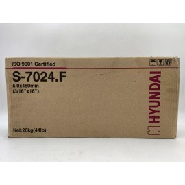 Hyundai S-7024.F Hyundai Welding Sticks Electrodes AC/DC 3/16"X 18" 450mm 20kg 44LB Box