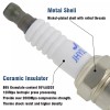 CNPAPC 6X Spark Plugs + Wire & Ignition Coil For
