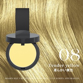 Hairline Powder, Root Touch Up Magical Hair Shadow Powder, Instant Hairline Shadow Cover-Up, Hair Root Concealer with Puff Touch, Root Cover Up for Thin/Bald Hair, Hair Powder for Women/Men - Brown 08