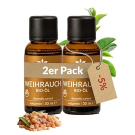 Heldengrn Heldengrn? BIO Weihrauch?l [100% NATURREIN] - Reines Weihrauch ?l - Duft?l Weihrauch in Parfumqualit?t - Nachhaltiger Wildwuchs - Frankincense Oil - 2 x 30 ml