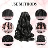 French Curl Braiding Hair Extensions 14 Inch pre stretched Braiding
