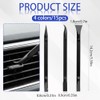 15 Pcs Plastic Scraper Tool, Pen-Shaped Non-Scratch Crevice Cleaning Tool
