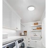 24w LED Bulkhead Round Ceiling Light Flush Mounted 6500k Cool
