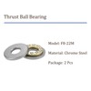 Kozelo 2pcs F8-22M Thrust Ball Bearings [8mm x 22mm x
