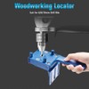 Drilling Template with Adjustable, Woodworking Doweling Jig Kit, Drill Hole