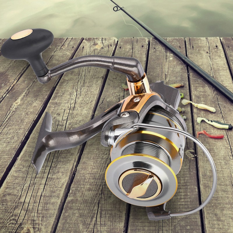 High Gear Ratio Spinning Reel 6.3:1 Metal Arm Wire Spool