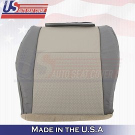 u.s autoseatcovers inc. 2008 to 2010 For Jeep Grand Cherokee Driver Bottom Leather Seat Cover 2 Tone Tan