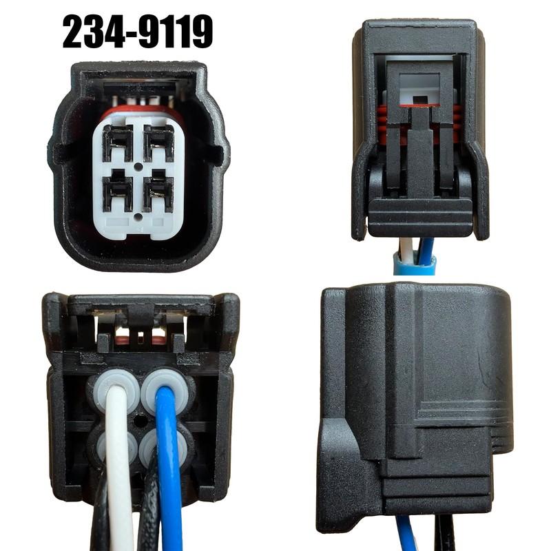 2Pcs 234-9119 234-4350 O2 Oxygen Sensor Compatible with 2012-2015 Honda