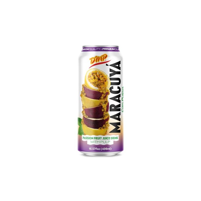 De Mi Pais Passion Fruit Juice with Pulp 16oz /