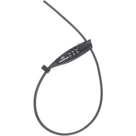 Lifeventure Sliding Utility Lock With 3-Digit Lock Code, Ideal For Bike Stops, Buggies, Strollers And Securing Items Quickly And Conveniently, Black