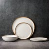 AmorArc Ceramic Cereal Bowls Set of 6, 24 oz Handmade